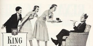 Antigua publicidad de Estados Unidos, con estereotipos muy alejados de los actuales para las rela