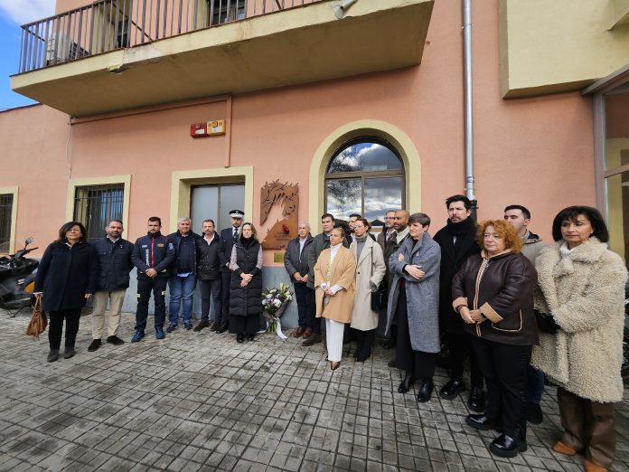 Acto de homenaje, en la estación de Renfe de Guadalajara, a las víctimas del 11M en el 20 aniversario de los atentados. (Foto: EP)