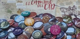 Chapas del Camino del Cid, de la ambiciosa promoción de 2024 sobre todos los pueblos de la ruta.