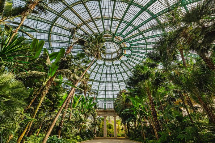 Interior de los Invernaderos Reales de Laeken. (Foto: Jean Paul Remy)