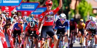 La llegada en Sigüenza se ha planteado en las inmediaciones del parador, lo que asegura un final de etapa muy exigente.