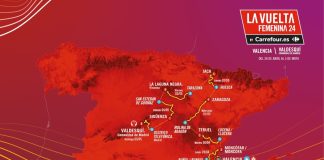 Recorrido de La Vuelta Femenina 2024.