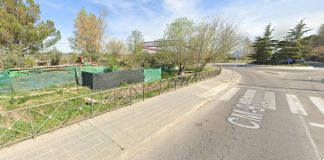 En un lateral de Francisco Aritio aún se mantienen algunos huertos. (Foto: Google Maps)