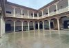 El patio renacentista del Liceo Caracense sin estudiantes ni turistas el 10 de marzo de 2024, domingo. (Foto: La Crónic@)