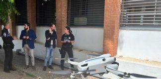 Uno de los drones de los que dispone la Policía Local de Azuqueca de Henares.