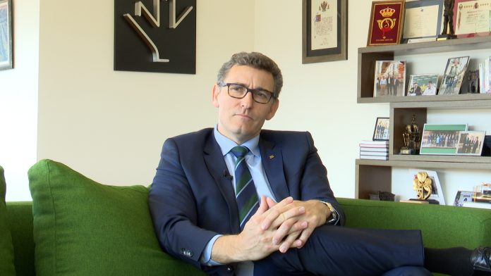 El director general de Eurocaja Rural, Víctor Manuel Martín López, en una imagen de archivo.