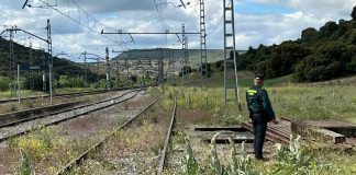 Roban 5.000 kilos en vías de tren… pero les pillan
