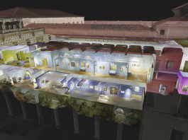 El Palacio del Infantado, diseccionado con un espectacular 3D para TVE.