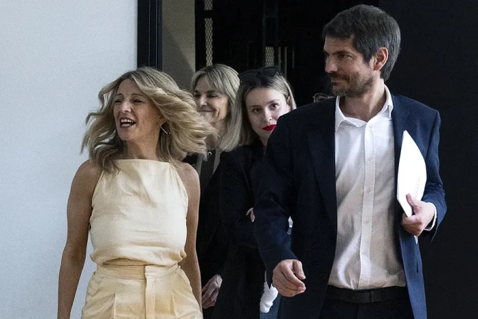 Yolanda Díaz y Ernest Urtasun.