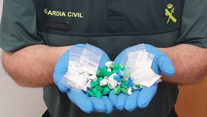 La cocaína intervenida en Sigüenza estaba lista para ser vendida. (Foto: Guardia Civil)