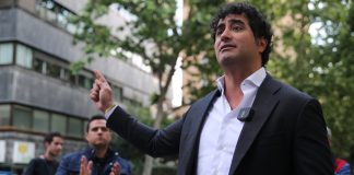 Alvise, en una protesta contra el aborto en imagen de archivo.