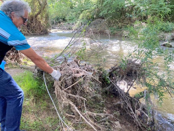 En 2024, hubo particulares que ya se animaron a limpiar por su cuenta el cauce del Henares.