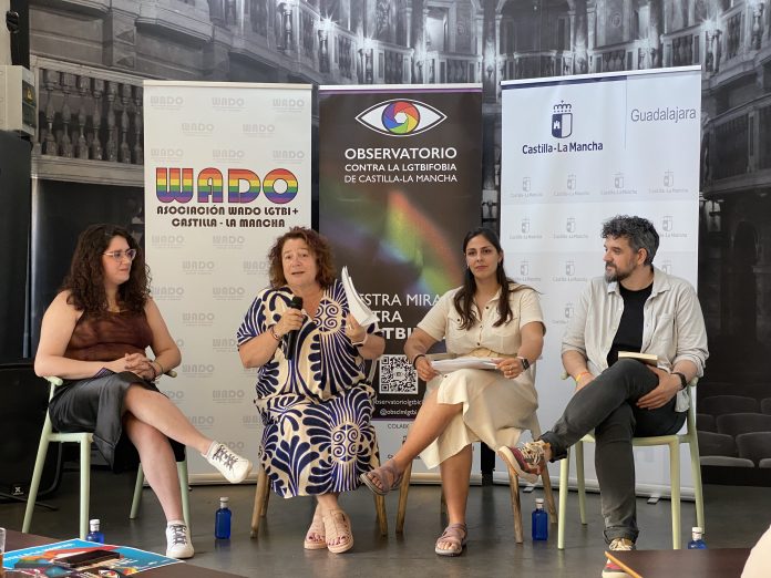 Laura Gil, durante el acto celebrado en Guadalajara.