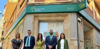 Primera oficina de Eurocaja Rural en Soria.