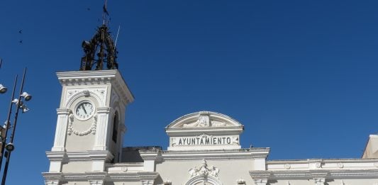 ¿Qué ha pasado con el jefe de Protección Civil de Guadalajara? Torre del Ayuntamiento de Guadalajara el 11 de julio de 2024. (Foto: La Crónic@)