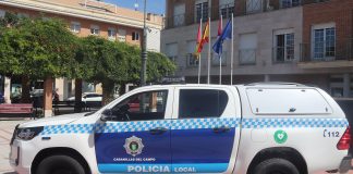 Toyota 4x4 adquirido para la Policía Local de Cabanillas del Campo.