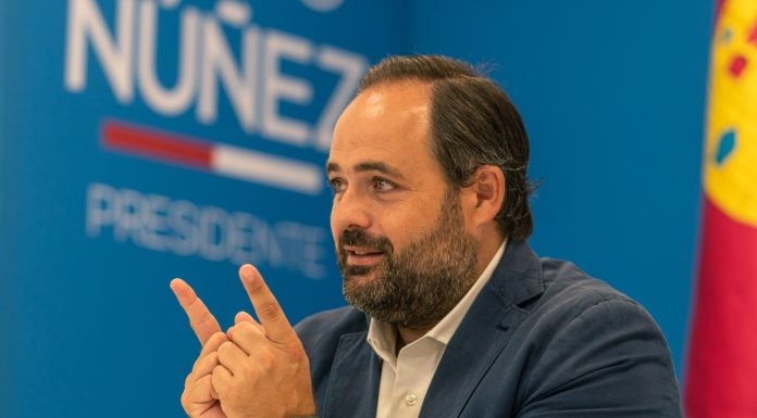 Núñez reta a Page a que confirme ya que va a ser su rival en las elecciones de 2027 Paco Núñez, en una comparecencia. (Foto: EP)