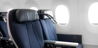 Piensa en estos asientos cuando vayas apretado en tu próximo vuelo en clase turista Nuevos asientos de air France para una de sus categorías superiores. (Foto: Virginie Valdois)