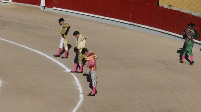 Juan Ortega, en su primer paseíllo en Guadalajara. (Foto: La Crónic@)