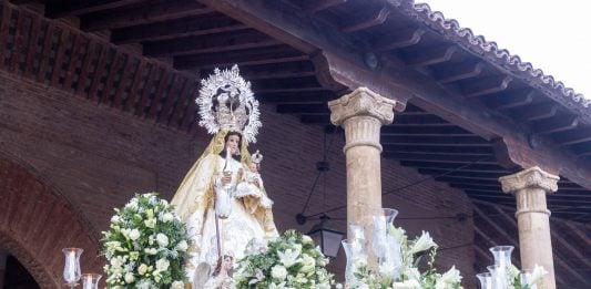 Guadalajara saldrá a la procesión de su Patrona con mucho calor Procesión de la Virgen de la Antigua.