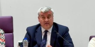 Alfonso Esteban, durante un pleno.