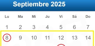 Dos semanas de Ferias para 2025 Posible calendario de las Ferias de Guadalajara en 2025, limitado por el día de la Patrona y con la referencia del "viernes de Ferias", según lo establecido este 25 de octubre de 2024 por el Pleno del Ayuntamiento.