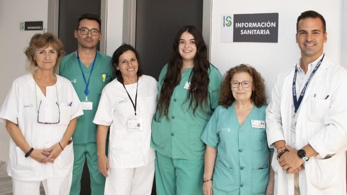 informacion-sanitaria-hospital Personal del servicio de información sanitaria en el Hospital de Guadalajara. (Foto: Sescam)