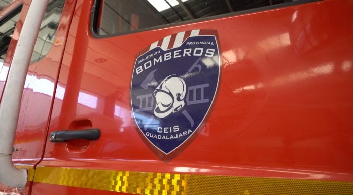 La única incidencia por la tormenta de la madrugada, en Alovera bomberos