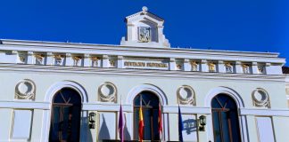 Fachada de la Diputación de Guadalajara en diciembre de 2024. (Foto: La Crónic@)