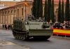 Vehículo del Ejército en Guadalajara.