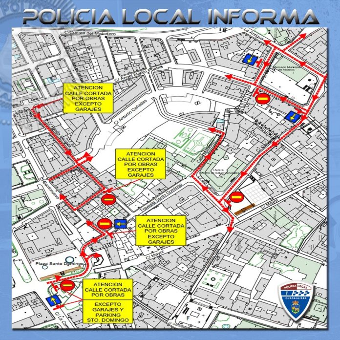 Cambios en el tráfico de Guadalajara para las primeras dos semanas de febrero de 2025. (Fuente: Policía Local)