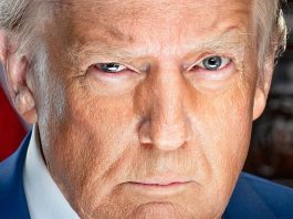 Donald Trump según el retrato oficial que ha sido elegido para su segundo mandato como presidente de los Estados Unidos.