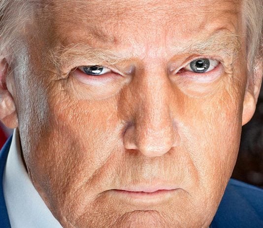 Donald Trump según el retrato oficial que ha sido elegido para su segundo mandato como presidente de los Estados Unidos.