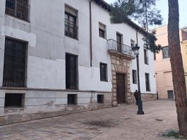 Palacio de la plaza de San Esteban en febrero de 2025.