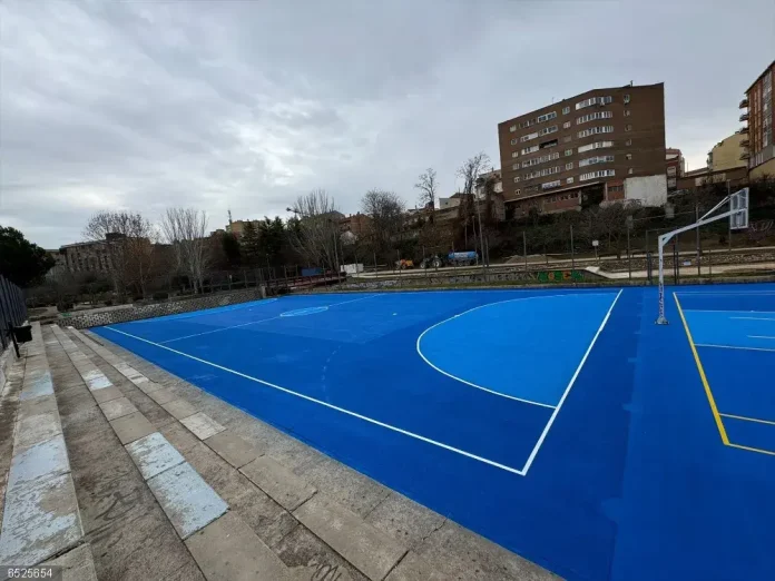 Pistas del Barranco del Alamín en febrero de 2025.
