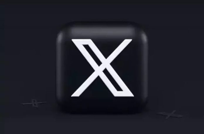 Logotipo de la red social X, antigua Twitter.