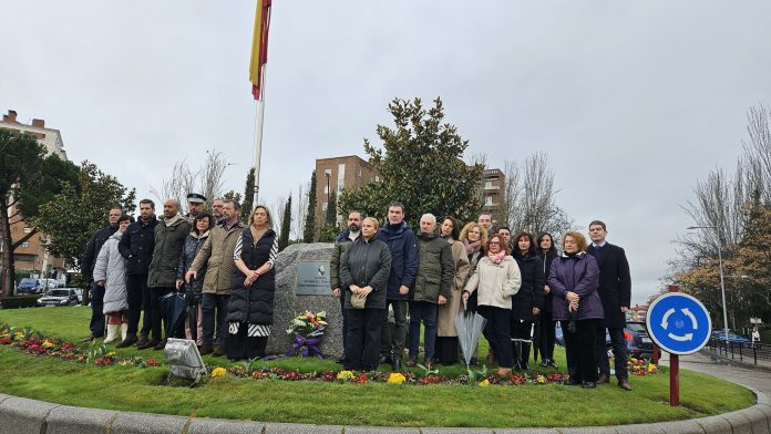 Acto en recuerdo de las víctimas del terrorismo en Guadalajara, con motivo del 11M en 2025. (Foto: EP)