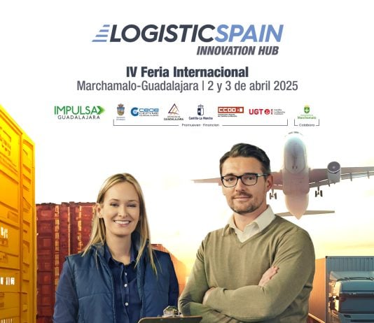Cartel anunciador de "Logistics Spain" en su edición de 2025.