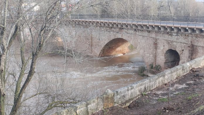 El puente sobre el Henares, el 23 de marzo de 2025. (Foto: La Crónic@)