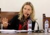 La alcaldesa de Sigüenza hace sus valoraciones sobre el incendio de la Sierra Norte María Jesús Merino, alcaldesa de Sigüenza, durante el pleno en el que se aprobaban los presupuestos municipales de 2025.