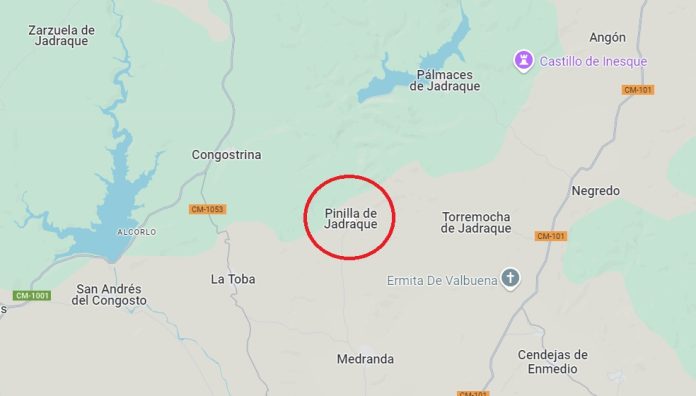 Ubicación de Pinilla de Jadraque.