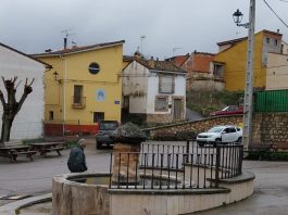 San Andrés del Congosto en la mañana del 10 de marzo de 2025, sin saber aún si serían evacuados o no los escasos vecinos de este pueblo. (Foto: La Crónic@)