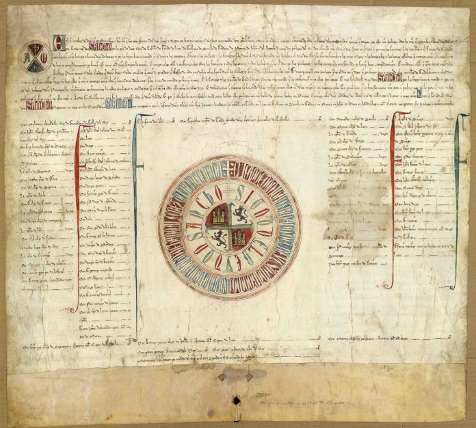 Manuscrito del Archivo Municipal de Guadalajara.