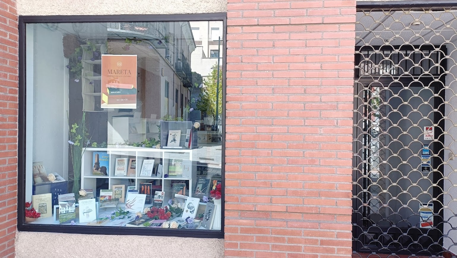 La librería "Mareta", en la plazuela de Don Pedro de Guadalajara. (Foto: La Crónic@)