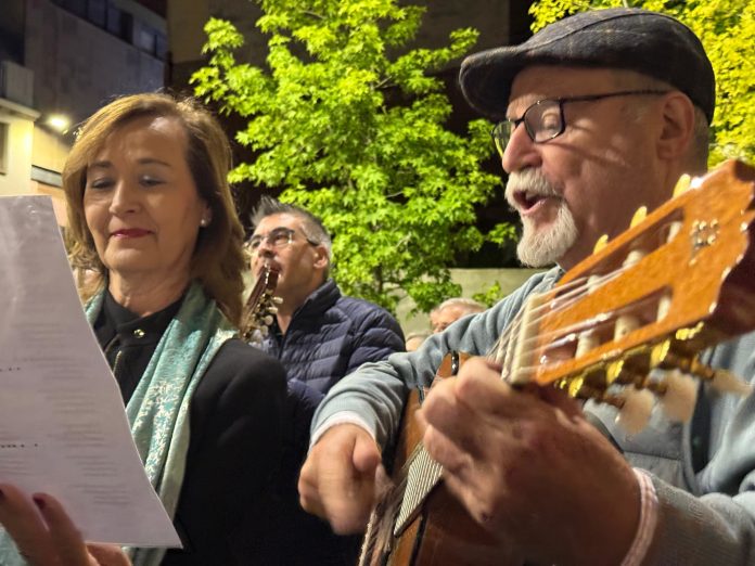 José Antonio Alonso, en la Plazuela de Don Pedro el 26 de abril de 2025.