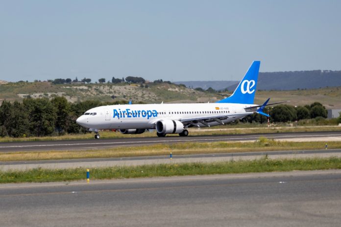 Unidad del Boeing 737 que Air Europa acaba de incorporar a su flota.