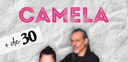 Cartel promocional de "Camela" en su actual gira de 2025.