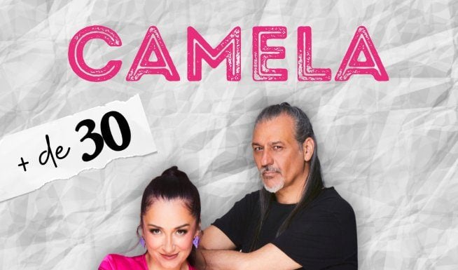 Cartel promocional de "Camela" en su actual gira de 2025.