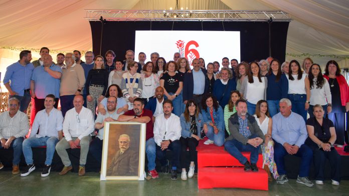 Comisión Ejecutiva del PSOE de Guadalajara salida del Congreso Provincial de mayo de 2025.