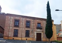 Exterior del Palacio de la Cotilla de Guadalajara en mayo de 2025. (Foto: La Crónica)